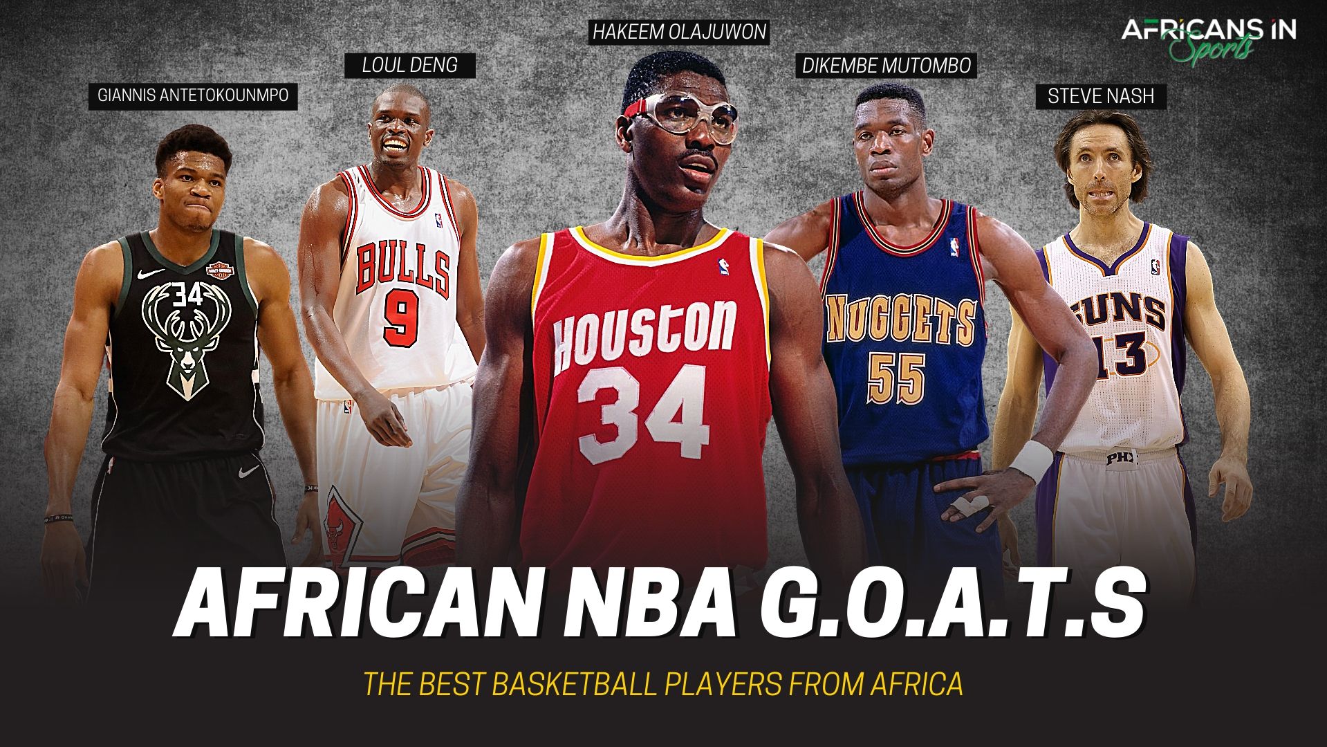 The NBA stars born in Africa