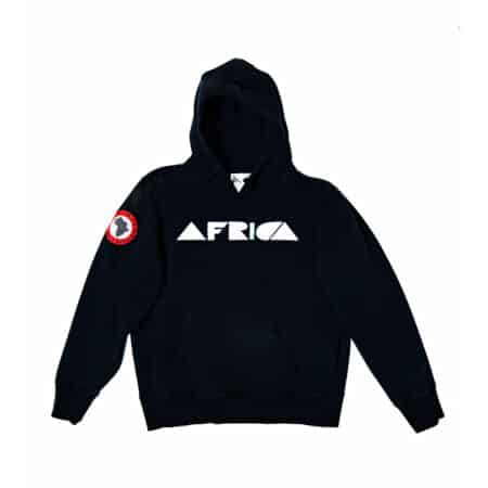 Africa Casual Pullover Hoodie for Athletes – Unisex – Black